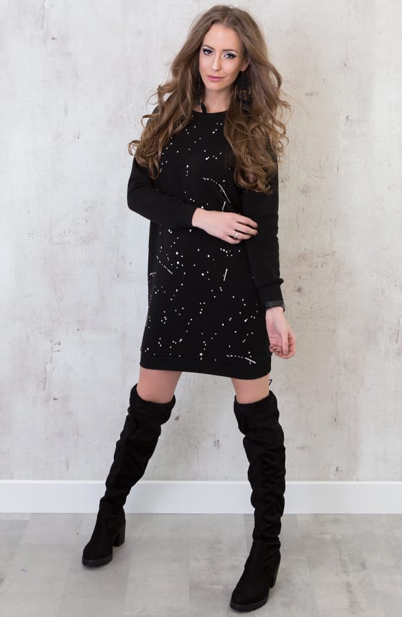 Exclusive Overknee Hakken Zwart – shoparchief, foto 6