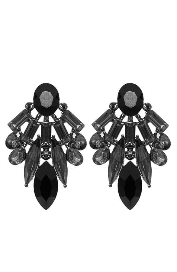 Glamour Stone Oorbellen Black – shoparchief, foto 1