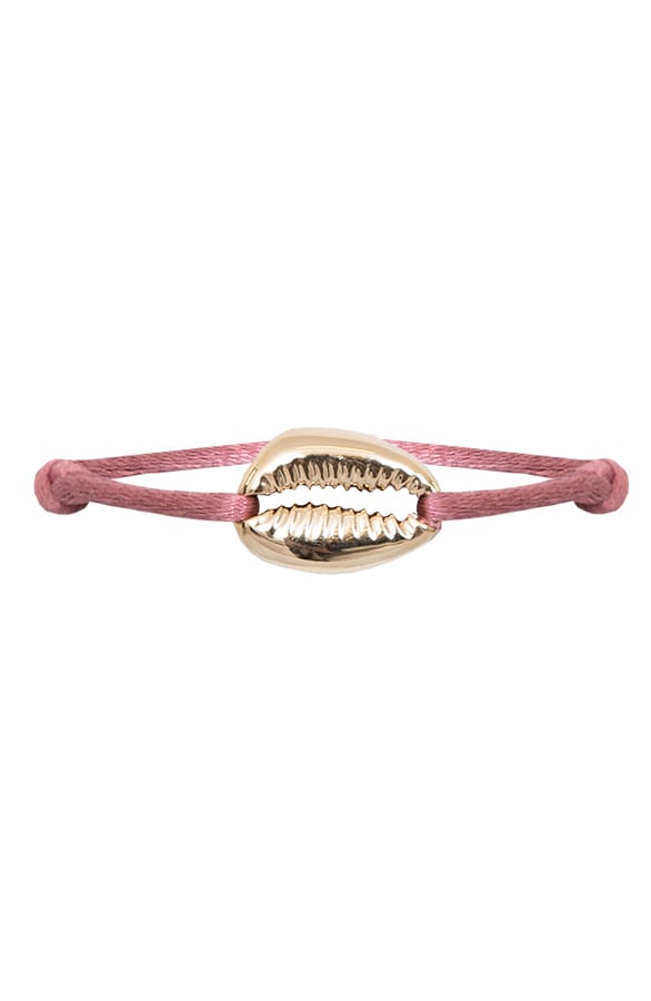 Gold Shell Armband Pink – shoparchief, foto 1