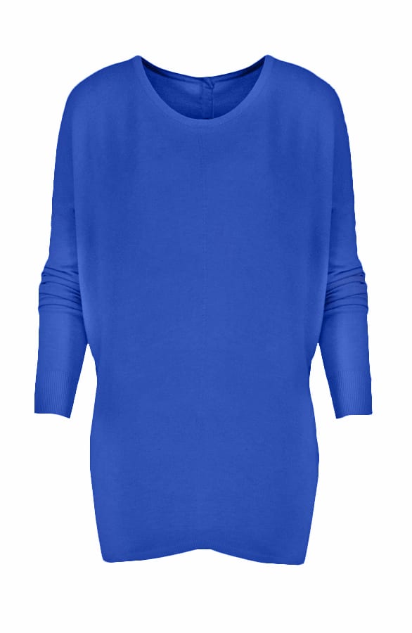 Loose Soft Sweater Kobalt – shoparchief, foto 1