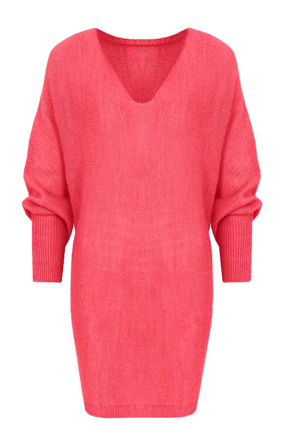 Oversized Large Tuniek Coral – shoparchief, foto 1
