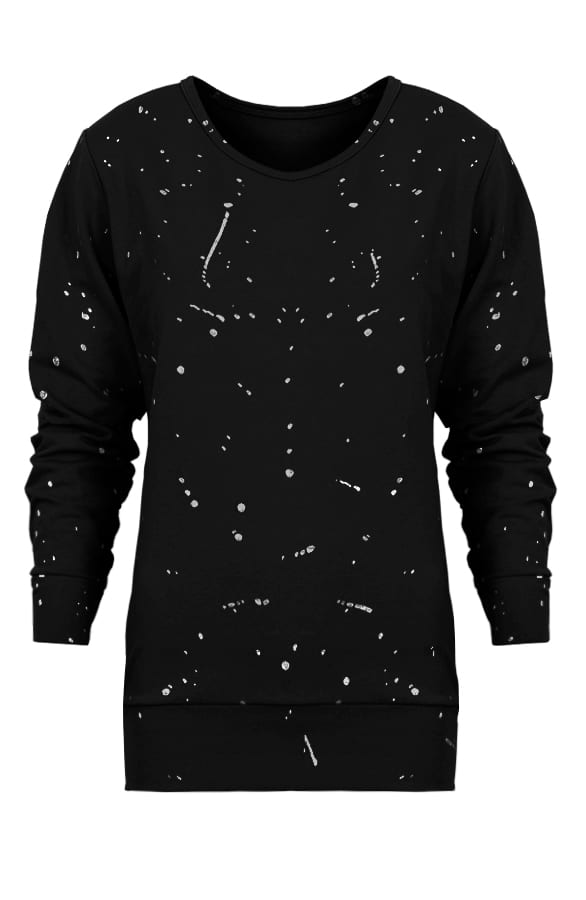 Painted Sweater Black – shoparchief, foto 1