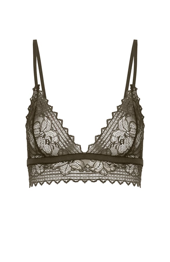 Romantic Lace bralette Army – shoparchief, foto 1