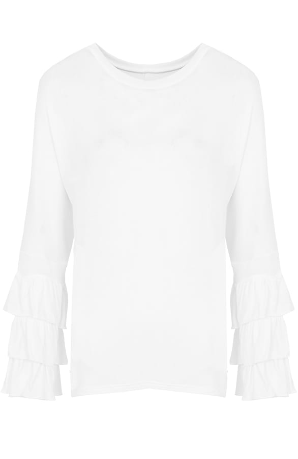 Ruffle Tuniek White – shoparchief, foto 1