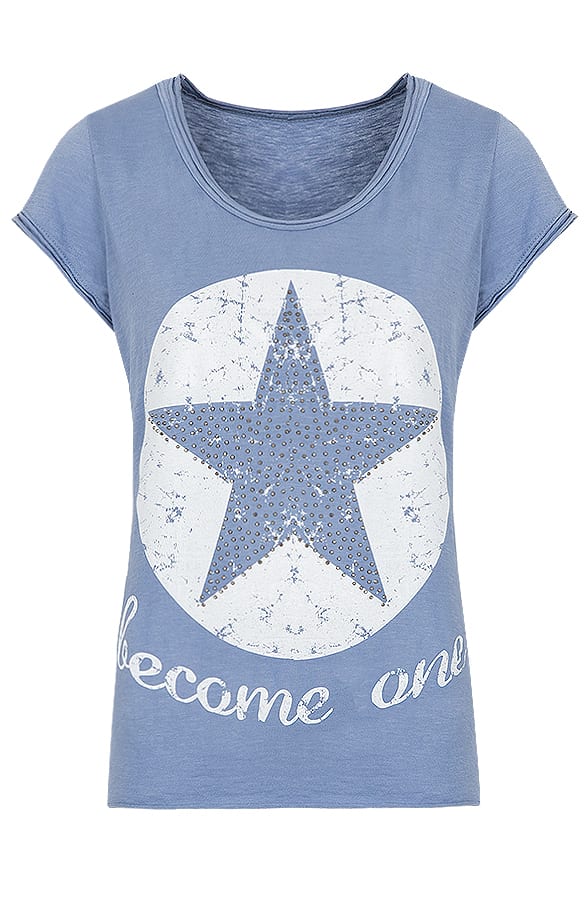 Star Studs Top Blue – shoparchief, foto 1