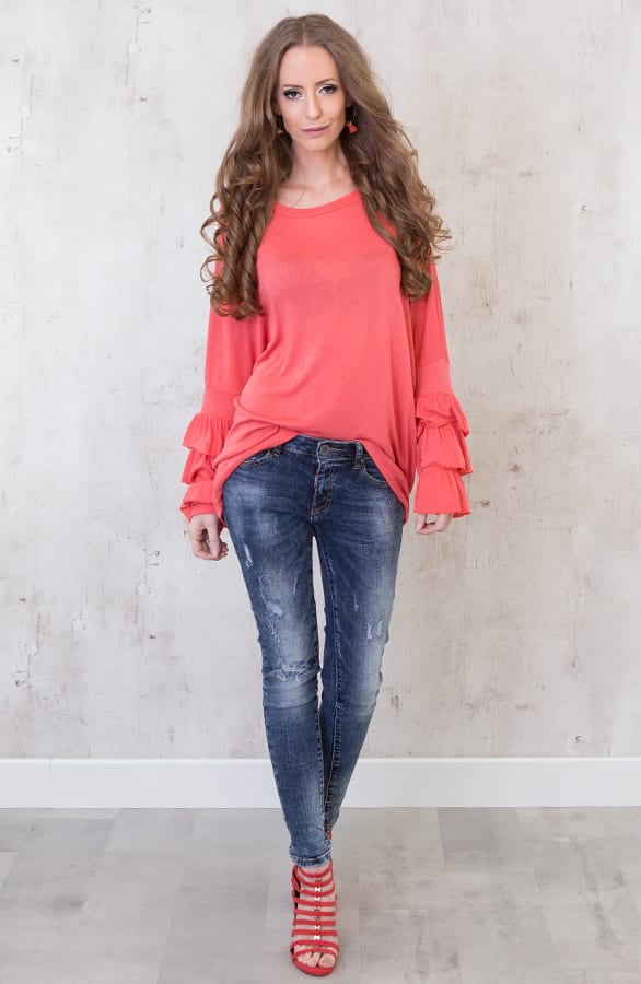 Ruffle Tuniek Coral – shoparchief, foto 3