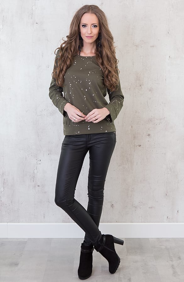 Painted Sweater Green – shoparchief, foto 5