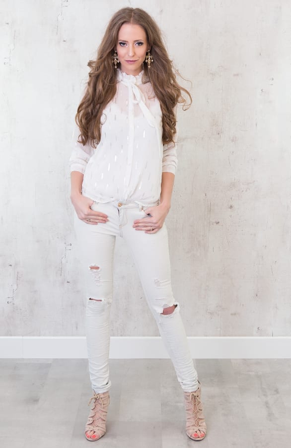 Cross Oorbellen Trend Gold – shoparchief, foto 3
