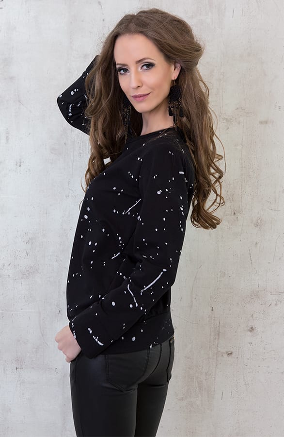 Painted Sweater Black – shoparchief, foto 5