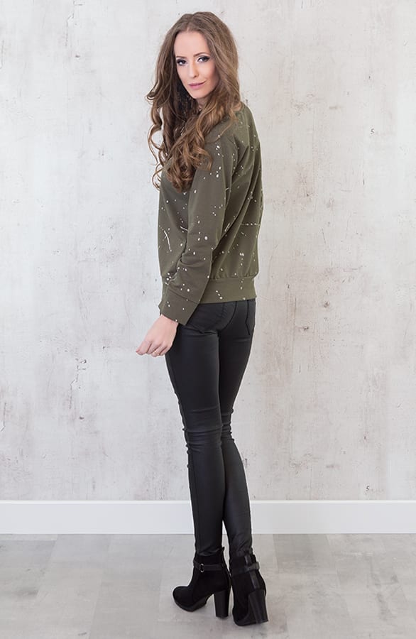 Painted Sweater Green – shoparchief, foto 6