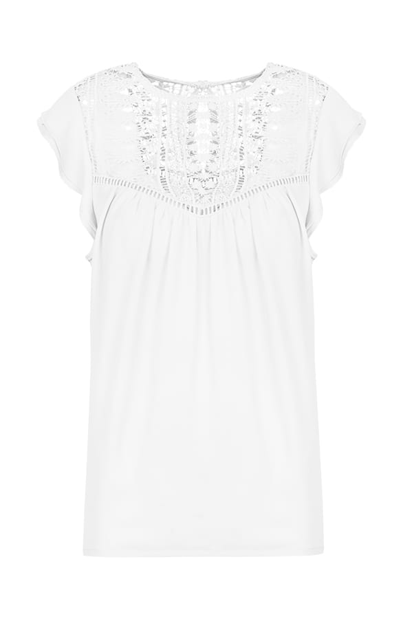 Romantic Kanten Top Creme – shoparchief, foto 1