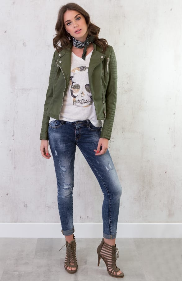 Camouflage Skull Top – shoparchief, foto 3