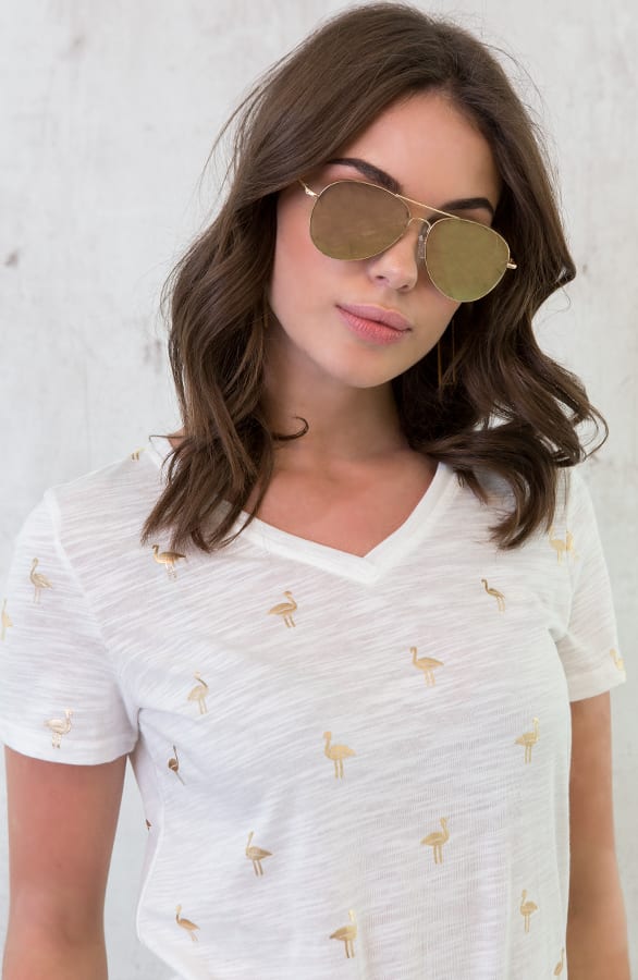 Aviator Zonnebril Goud – shoparchief, foto 2
