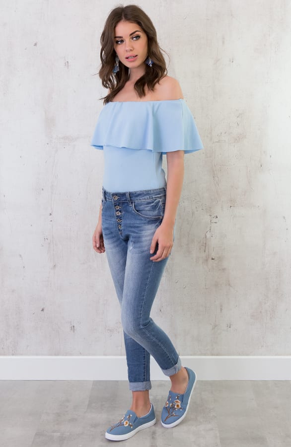 Bohemian Ruches Body Sky Blue – shoparchief, foto 6