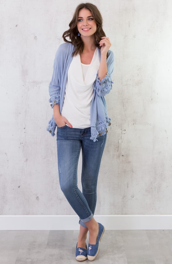 Coins Cardigan 2.0 Ice Blue – shoparchief, foto 2