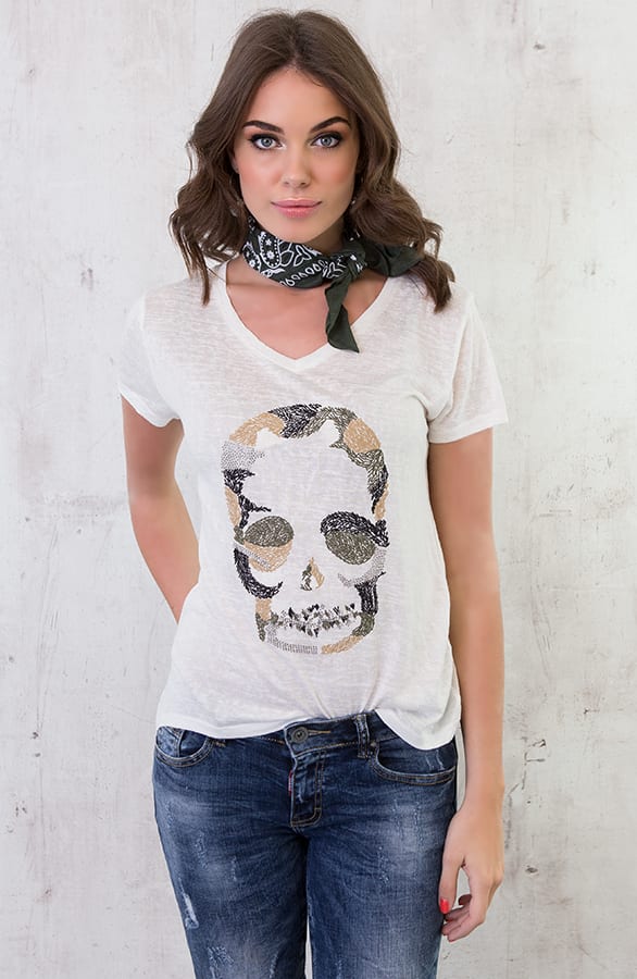 Camouflage Skull Top – shoparchief, foto 2