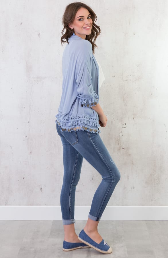Coins Cardigan 2.0 Ice Blue – shoparchief, foto 4