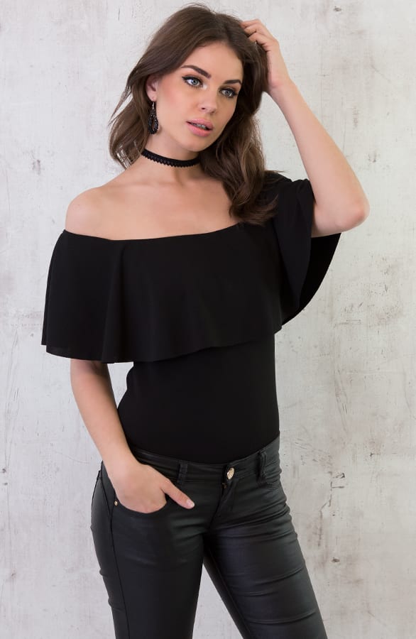 Bohemian Ruches Body Zwart – shoparchief, foto 7