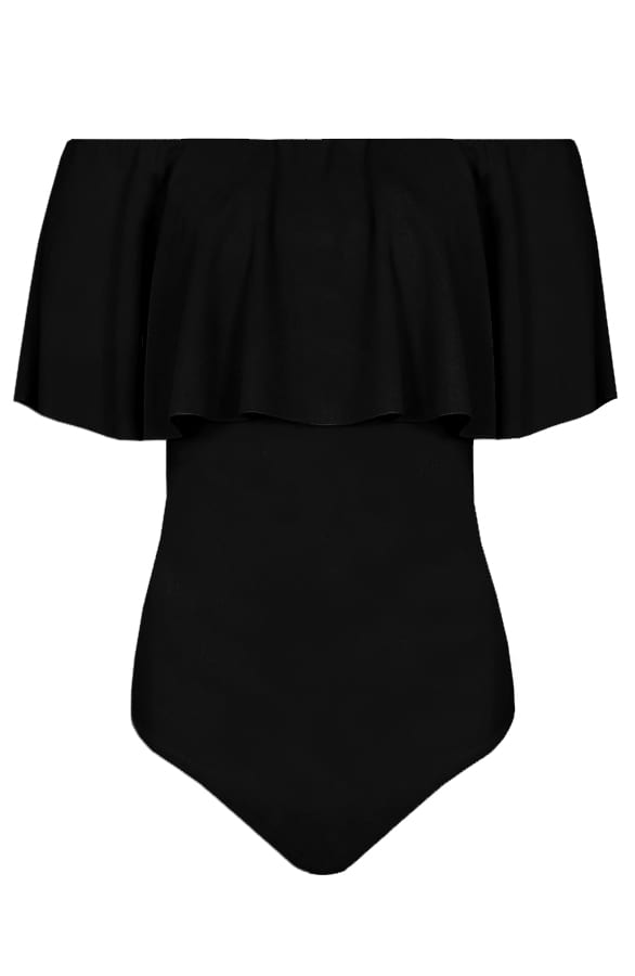 Bohemian Ruches Body Zwart – shoparchief, foto 1