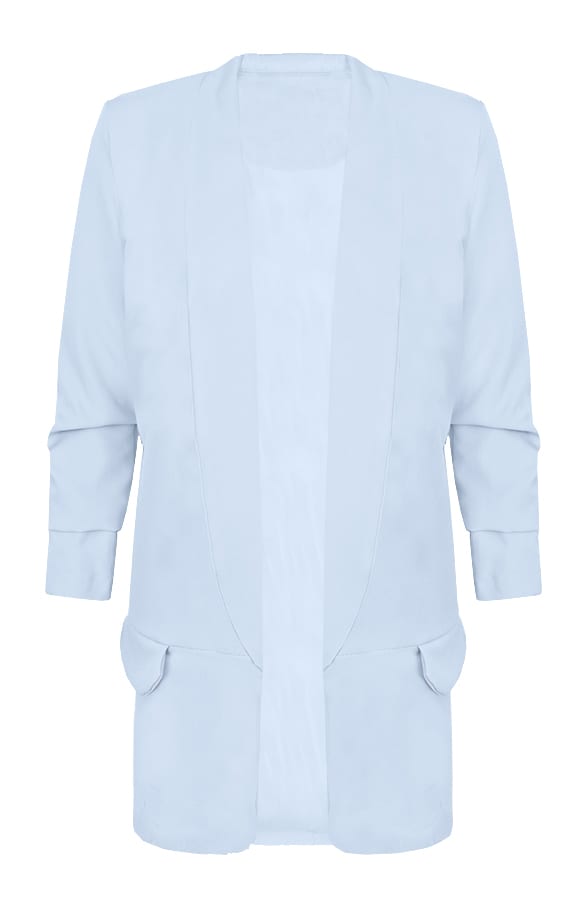 Boyfriend Blazer Sky Blue – shoparchief, foto 1