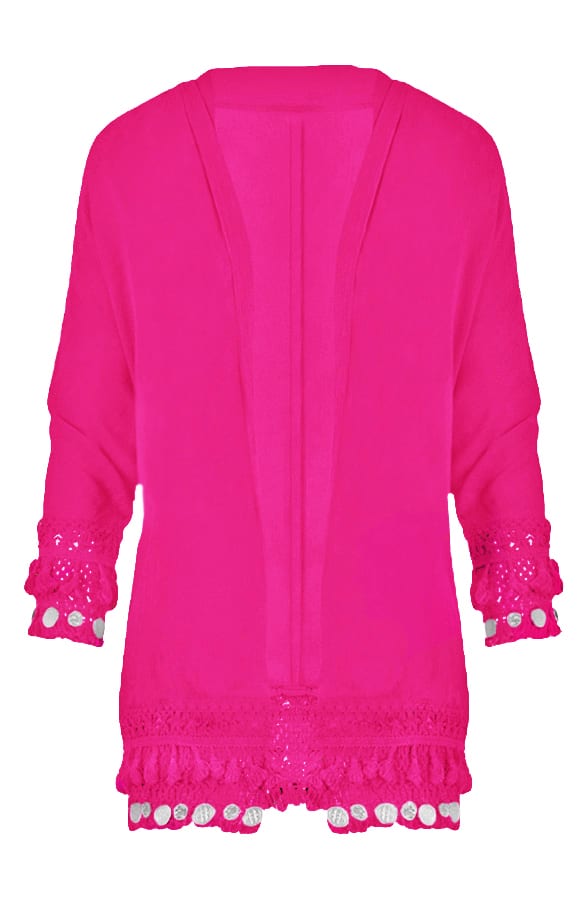 Coins Cardigan 2.0 Fuchsia – shoparchief, foto 1