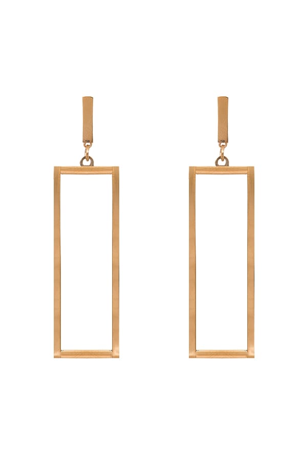 Geometrische Oorbellen Goud – shoparchief, foto 1