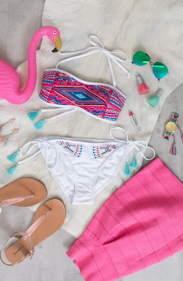 Las Dalias Bikini Wit – shoparchief, foto 1