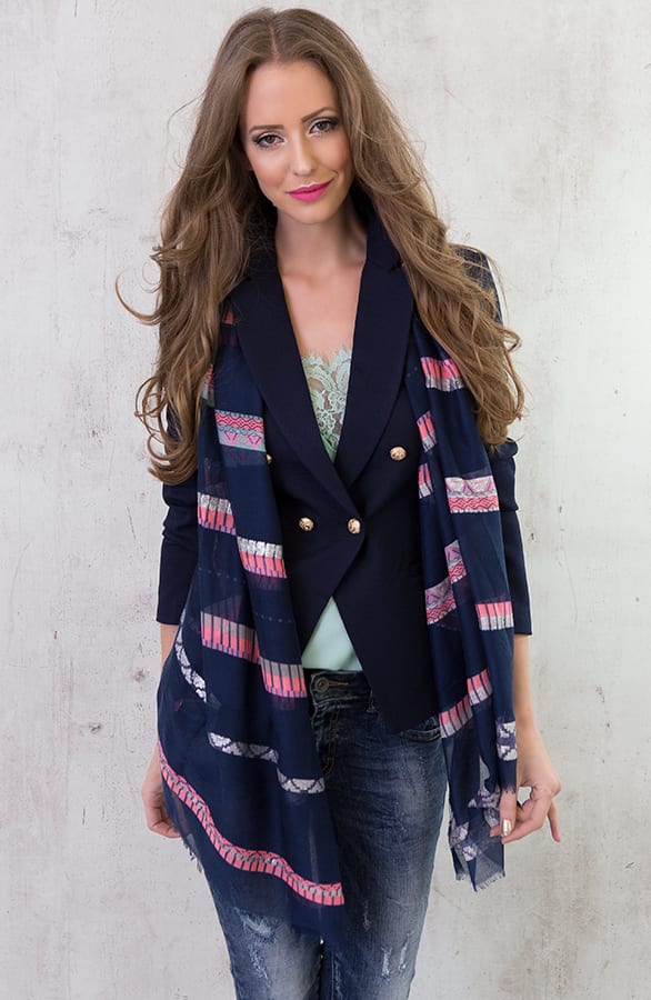 Neon Touch Sjaal Marine – shoparchief, foto 2