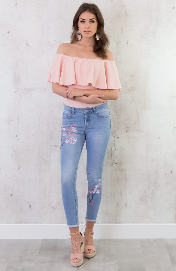 Bohemian Ruches Body Roze – shoparchief, foto 7