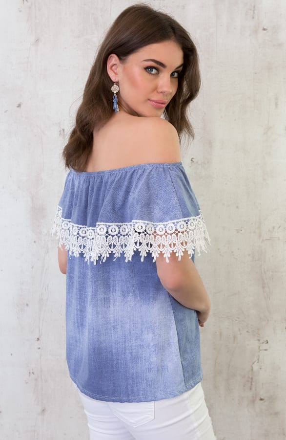 Coins Suede Oorbellen Blue – shoparchief, foto 6