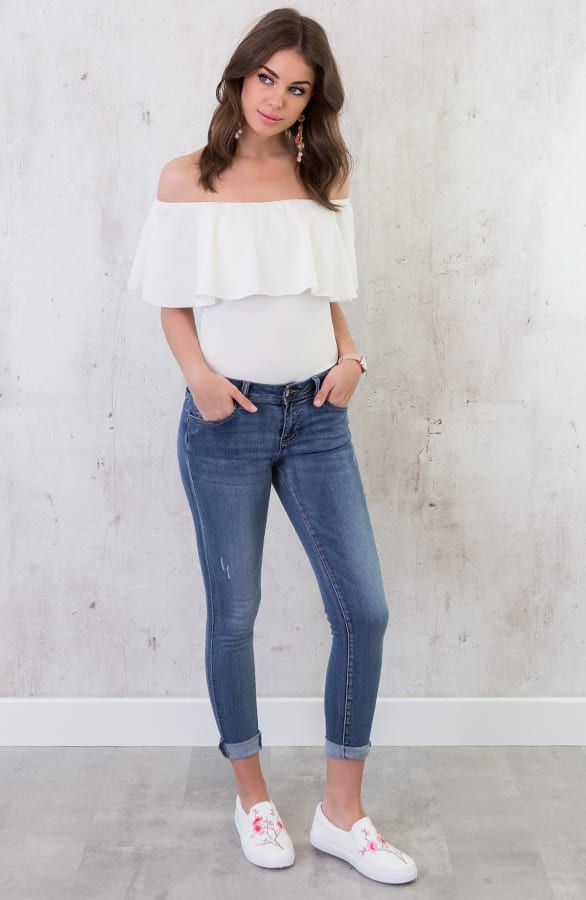 Bohemian Ruches Body Wit – shoparchief, foto 5