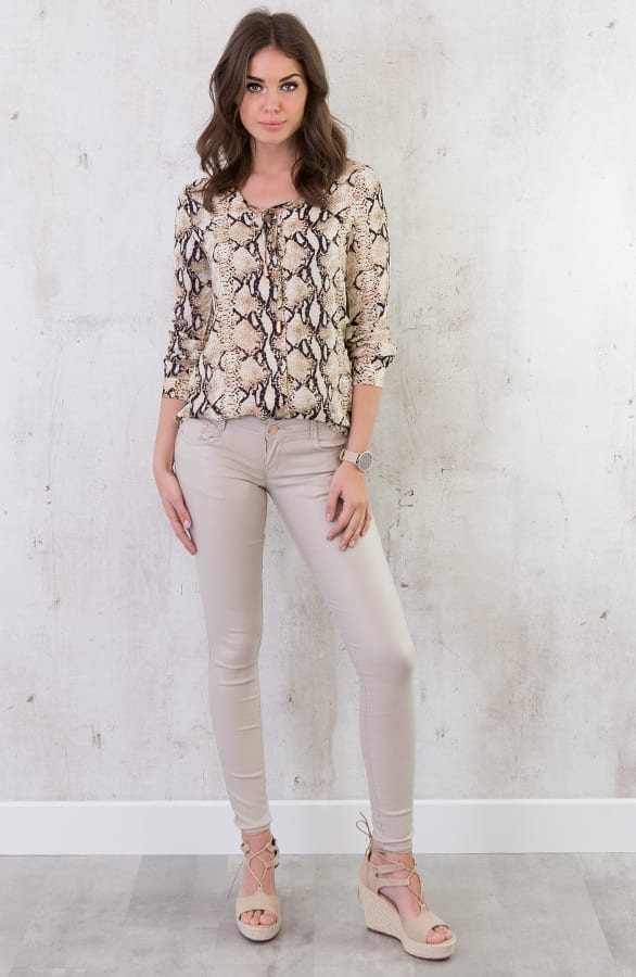 Suede Sleehakken Beige – shoparchief, foto 6