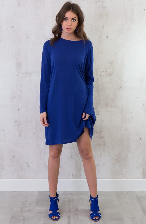 Oversized Tuniek Jurk Kobalt – shoparchief, foto 7