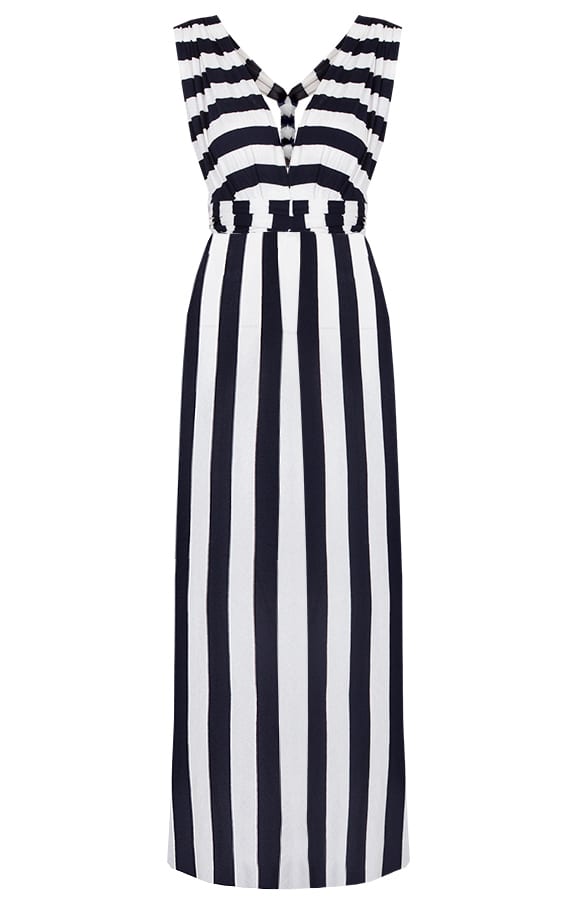 Gestreepte Jurk Marineblauw – shoparchief, foto 1
