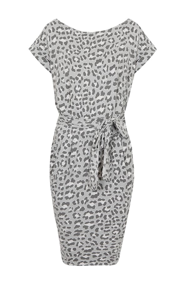 Leopard Jurk Grijs – shoparchief, foto 1