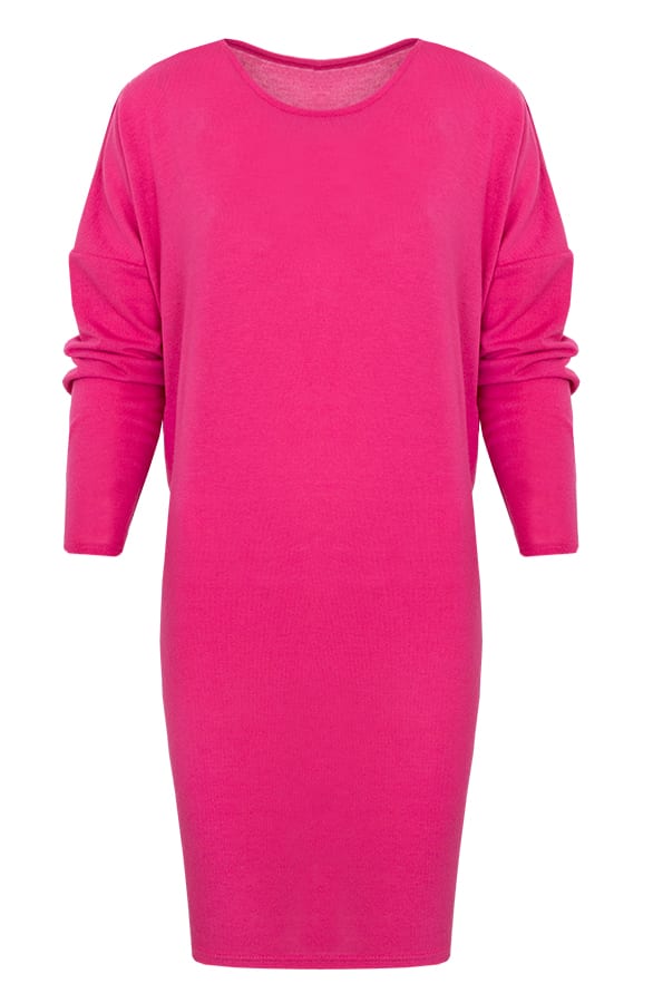 Oversized Tuniek Jurk Fuchsia – shoparchief, foto 1