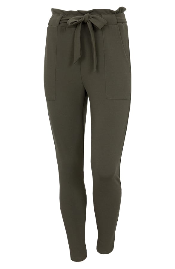 Stretch Pantalon Legergroen – shoparchief, foto 1
