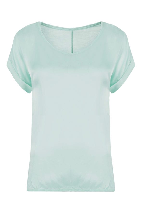 Zijde Touch Top Mint – shoparchief, foto 1