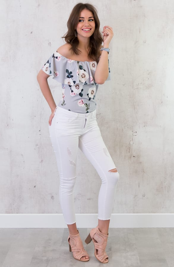 Bloemen Body Ice Grey – shoparchief, foto 2
