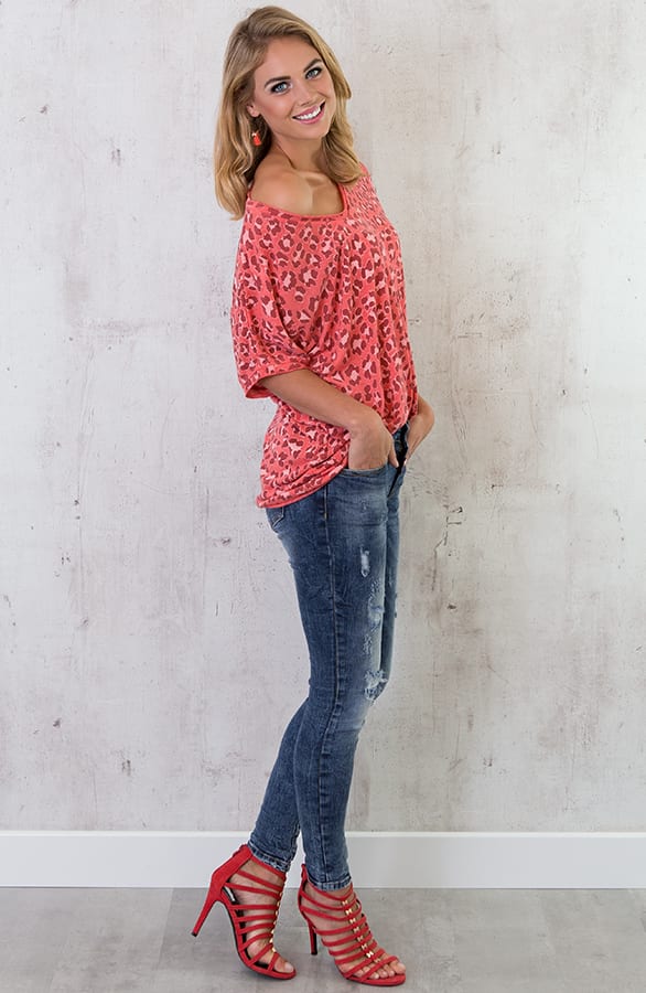 Leopard Tuniek Koraal – shoparchief, foto 4