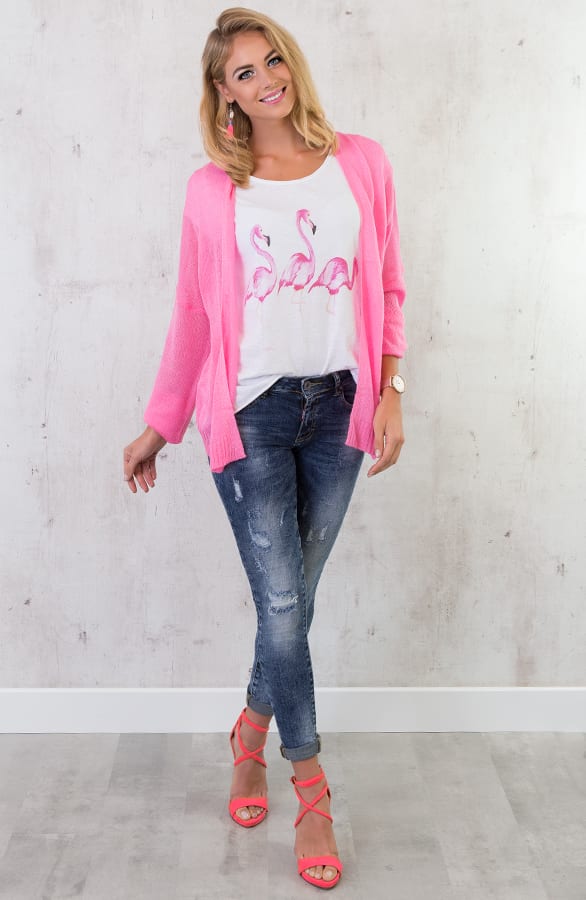 Di Capri Cardigan Fuchsia – shoparchief, foto 5