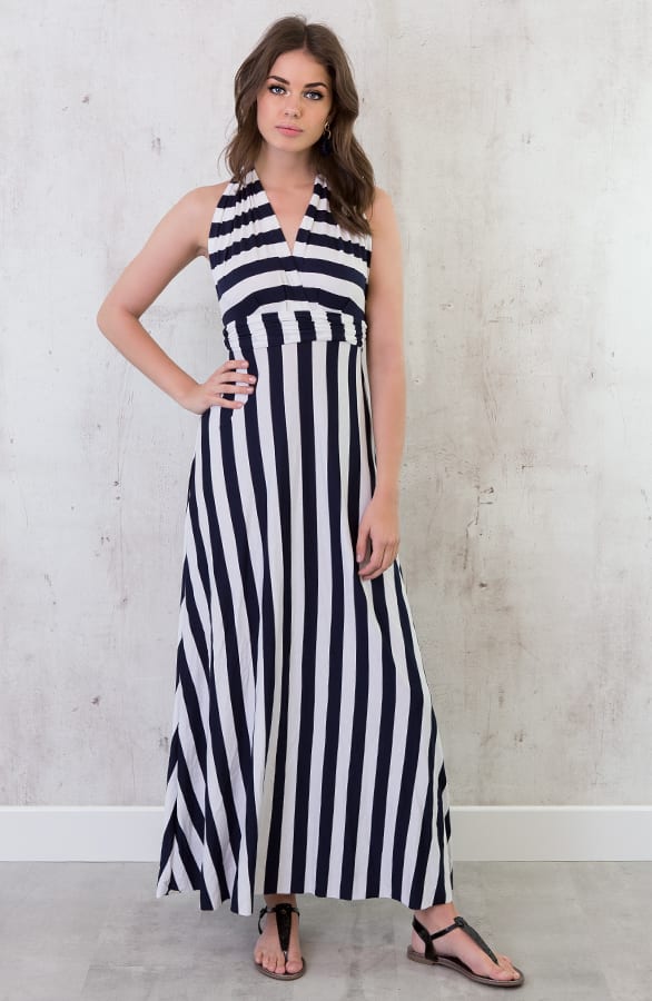 Gestreepte Jurk Marineblauw – shoparchief, foto 5