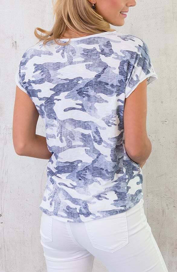 Raw Damaged Top Blauw – shoparchief, foto 7