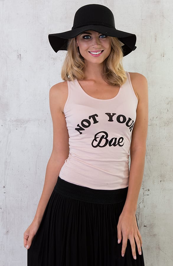 Not Your Bae Top Roze – shoparchief, foto 5