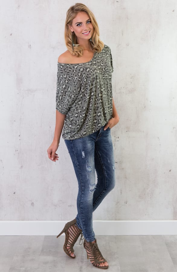 Leopard Tuniek Groen – shoparchief, foto 4
