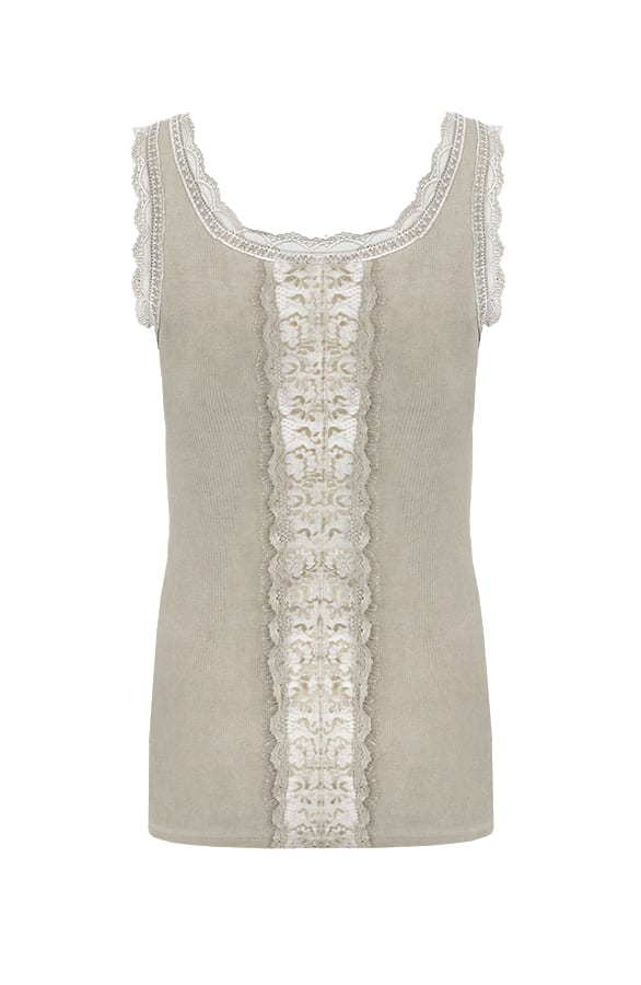 Lace Back Top Soft Groen – shoparchief, foto 5