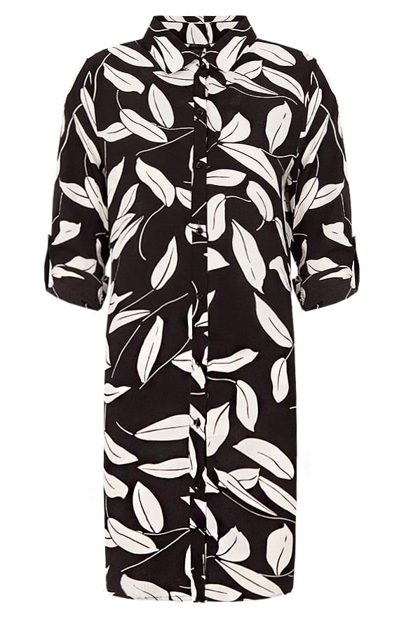 Leaves Tuniek Zwart – shoparchief, foto 1