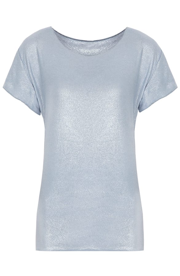 Shine Metallic Top Ice Blue – shoparchief, foto 1