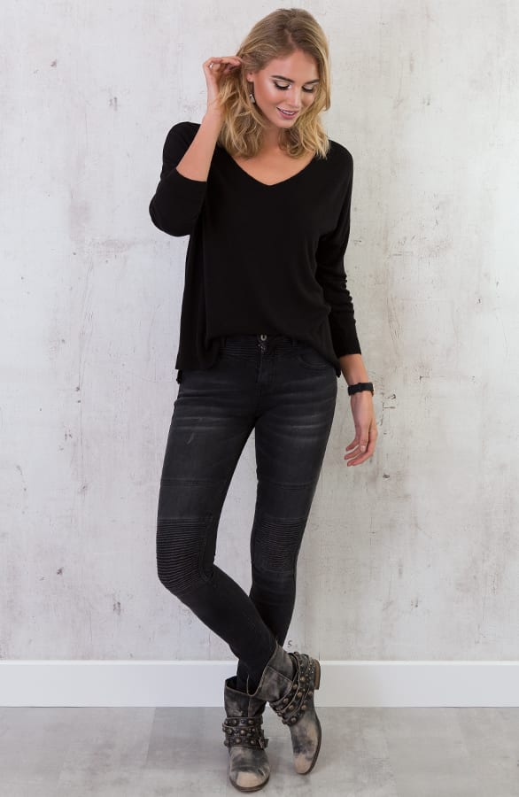 Soft Sweater Zwart – shoparchief, foto 7