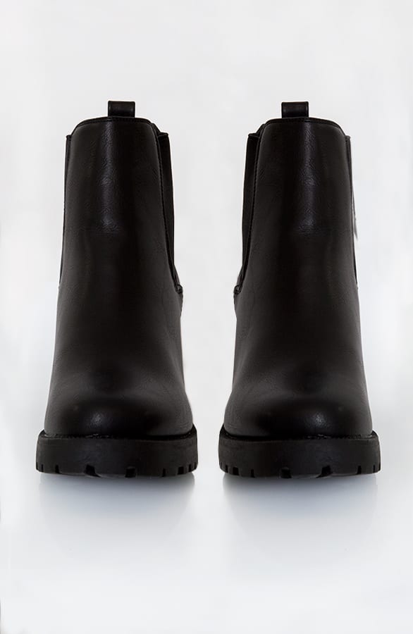 Chelsea Boots Zwart Leer – shoparchief, foto 3